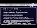 JavaScript Training Tutorial Code and Code Blocks