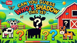 Can You Guess Who's Shadow This Is? Educational Videos for Toddlers