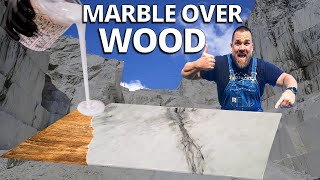 Easiest Way to Make White Marble with Epoxy | Stone Coat Countertops