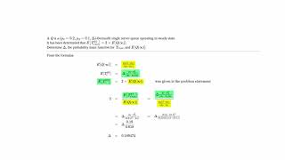 Bernoulli Single Server Queues Steady State Theorem Question