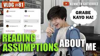 READING ASSUMPTIONS ABOUT ME (GRABE KAYO HA!): KENNETH GUTIERREZ | VLOG 81