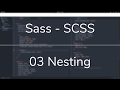 Nesting selectors in Sass for more intuitive code