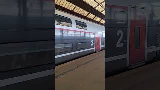 Arrivée d'un TGV Inoui ( Duplex ) en Gare de Strasbourg #strasbourg #sncf #tgv