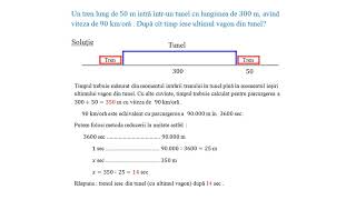 Probleme de miscare - Metoda reducerii la unitate - Clasa a 4-a