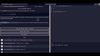Use the parseInt Function - Free Code Camp Help - Basic Javascript - Algorithms & Data Structures