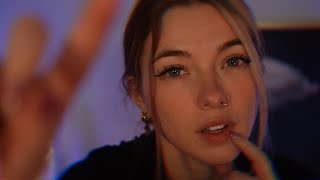 Tracing your face, but the texture and sound keep changing ✨ whispered asmr ✨