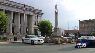 Alamance County ICE protest included threats against Confederate monument.