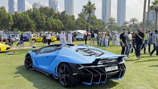 HYPERCAR Invasion at Dubai's Biggest Car Meet! Stirling Moss, Centenario, 4X Chiron, Saleen s7