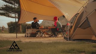 Camping Thoughts and Relaxing [a cinematic riverside outdoor video] 4K  #asmr  #nature #cinematic