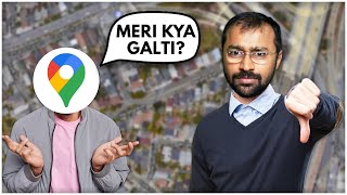 Why Google sending low quality maps in India 😮? #LLAShorts 233