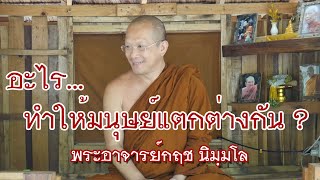 คลิกใจให้ธรรม_ อะไร...ทำให้มนุษย์แตกต่างกัน (พระอาจารย์กฤช นิมฺมโล) (T.200)  8/11/63