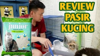 PASIR KUCING GUMPAL WANGI JUNIOR BENTONITE CAT LITTER  | REVIEW PASIR KUCING GUMPAL JUNIOR