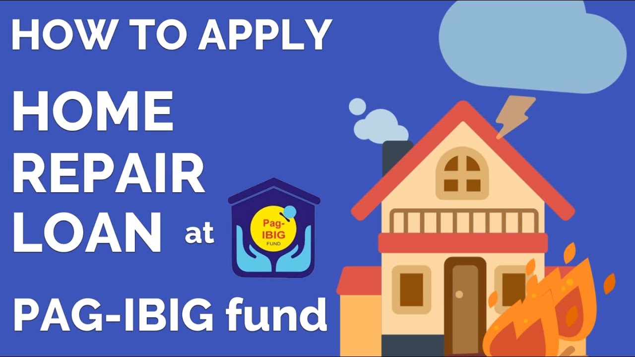 How To Apply Home Repair Improvement Loan At PAGIBIG FUND HMDF - YouTube