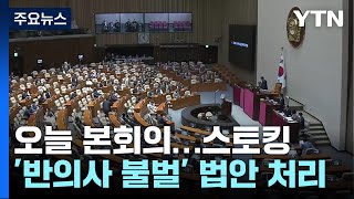 오늘 본회의...스토킹 '반의사 불벌죄' 폐지 법안 처리 / YTN