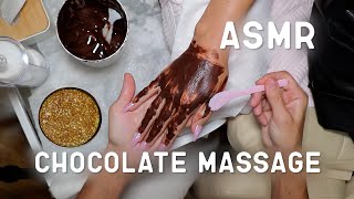 ASMR😴 BEST Hand Massage \u0026 Chocolate SPA I've ever had \u0026 Natural skin care, Gentle Scrub