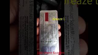 Breaze l tablet #medical #viral #levocetirizine #montelukast #viralvideo