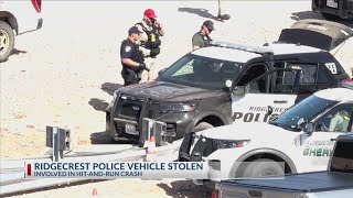 Ridgecrest police vehicle stolen