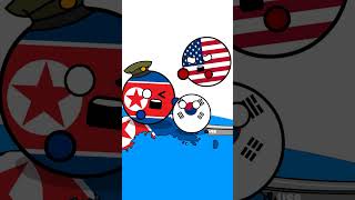 U.S.A helps South Korea #countryballs