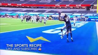 Mike Williams injury on near game winning touchdown play! Wow! Chargers vs Raiders