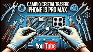 Iphone 13 Pro Max cambio tapa trasera sin laser y sin retirar la pantalla