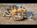 Liebherr's Largest Bulldozer Ripping