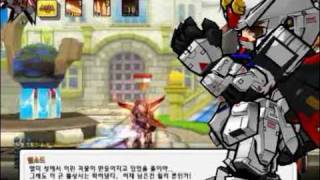 ELSWORD(艾爾之光) - 攻擊鋼彈(艾索德) VS 瓦力八號