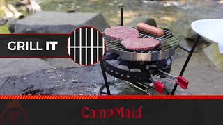 CampMaid All In One Dutch Oven Cooking Set • Do It All With CampMaid Tools!