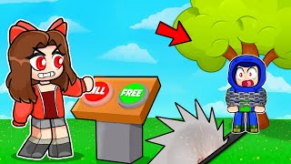 Ayush Got TROLLED in PUSH THE BUTTON CHALLENGE with Ekta Roblox Hindi @EktaMore @AyushMore