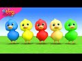 Five Little Ducks Song | Colorful Ducks | BluLoo Nursery Rhymes & Kids Songs