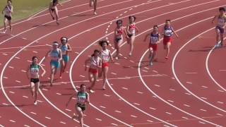 H29.4.22　長野県陸上競技春季　女子400mR予選1組(創造学園)