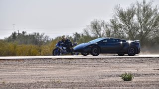 2000HP Lamborghini vs Yamaha R1 // NoFlyZone Arizona