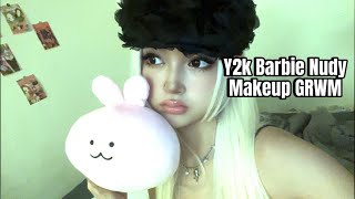 [ GRWM ] Y2k 바비 누디 메이크업 튜토리얼 (⸝⸝⍢⸝⸝) ෆ