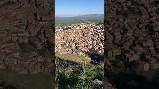 Panoramic video of Corleone, Sicily, taken from the Monument to San Leoluca and Cristo Risorto