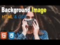 Full Screen Background Image with HTML and CSS | Basic Web Development course