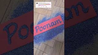 glitter name writing #shorts #shortvideo #viralvideo #trending #creative #calligraphy #art #ytshorts