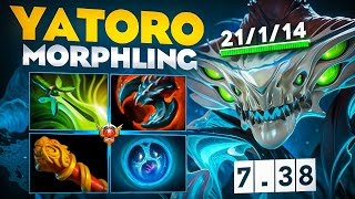 НОВЫЙ МОРФ ОТ ЯТОРО 1x9🔥❘ Yatoro Morphling 7.38