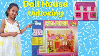 Barbie Doll house Unboxing,Mini Doll House, #barbie