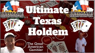 Ultimate Texas Holdem From The El Cortez Hotel and Casino in Las Vegas! The Green Chips Come Out!