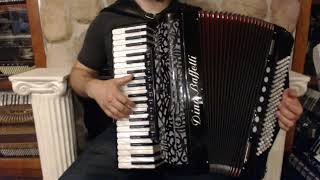 5514 - Excellent Black Dino Baffetti Concerto II Cassotto Piano Accordion LMMM 41 120 $4999