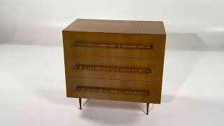 T.H. Robsjohn-Gibbings for Widdicomb Mid Century Bleached Mahogany Dresser