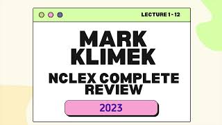 2023 Mark Klimek Lectures 1-12 with Synched Powerpoint slides: Part 1