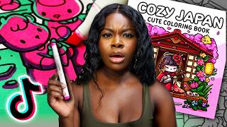 Using ONLY 2 Markers in VIRAL Coloring Book (This was SO hard!)