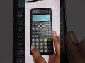 decimal to binary conversion in Casio fx-991ES plus