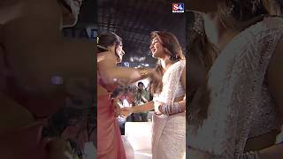 Actress Rashmika,Sreeleela Entry Pushpa's WILDFIRE EVENT | #shortfeed #sreeleela #rashmika #trending