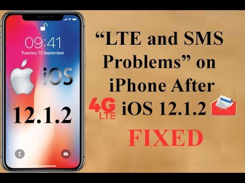 LTE and SMS Problems on iPhone After iOS 12.1.2 Update? LTE and SMS Problems on iPhone After iOS 12.1.2 Update?