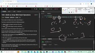 Leetcode 1441. Build an Array With Stack Operations (2 pointers)