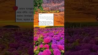 শাহাদাত সম্পর্কে #islamicvideo #motivation #short