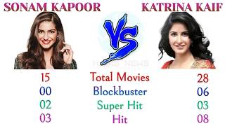 Sonam Kapoor vs Katrina Kaif Comparison 2018, #SonamKapoor Lifestyle #KatrinaKaif Net Worth 2018