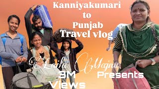 Kanniyakumari to Punjab travel vlog ✨🦋Part 1#youtube videos # tamil #train travel enjoyments