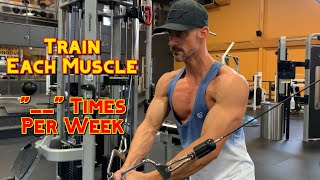 BEST Training Frequency For Men Over 40 (Get Jacked)